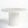 AllModern Zali 55" Concrete Pedestal Dining Table | Wayfair